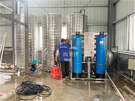 PE凈化槽應(yīng)用案例 1噸反滲透純水設(shè)備 廣西東興桂鵬食品廠